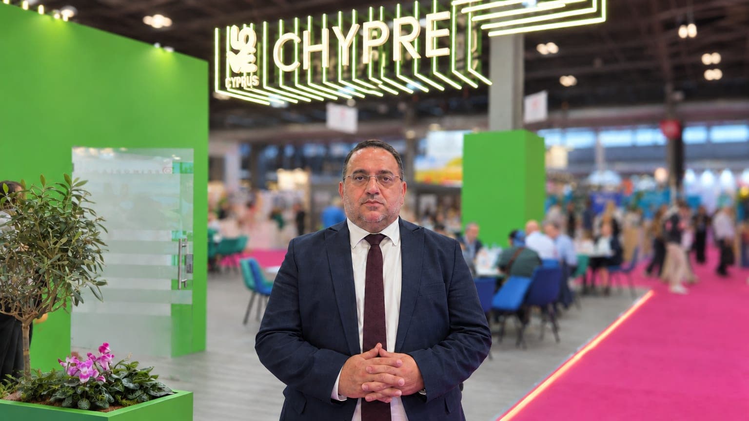 Kostas Koumis, ministre du Tourisme de Chypre, à l'IFTM 2026.